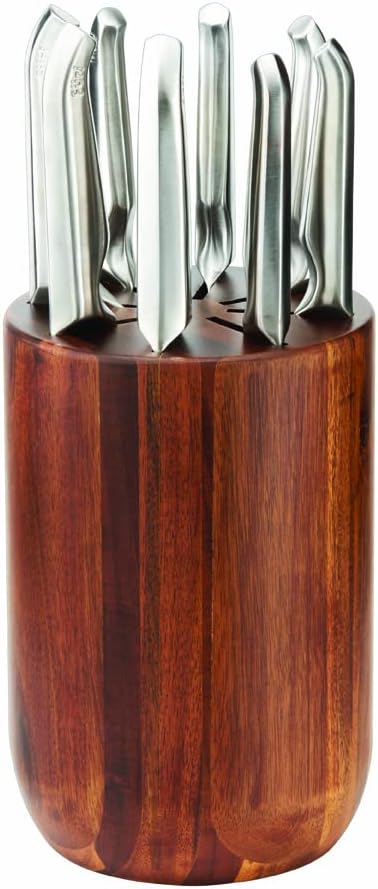 Stainless Steel Pro Capsule Knife Block 9-Pieces Set