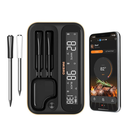 INKBIRD INT-12-BW - Wireless Meat Thermometer (2 or 4 probe)