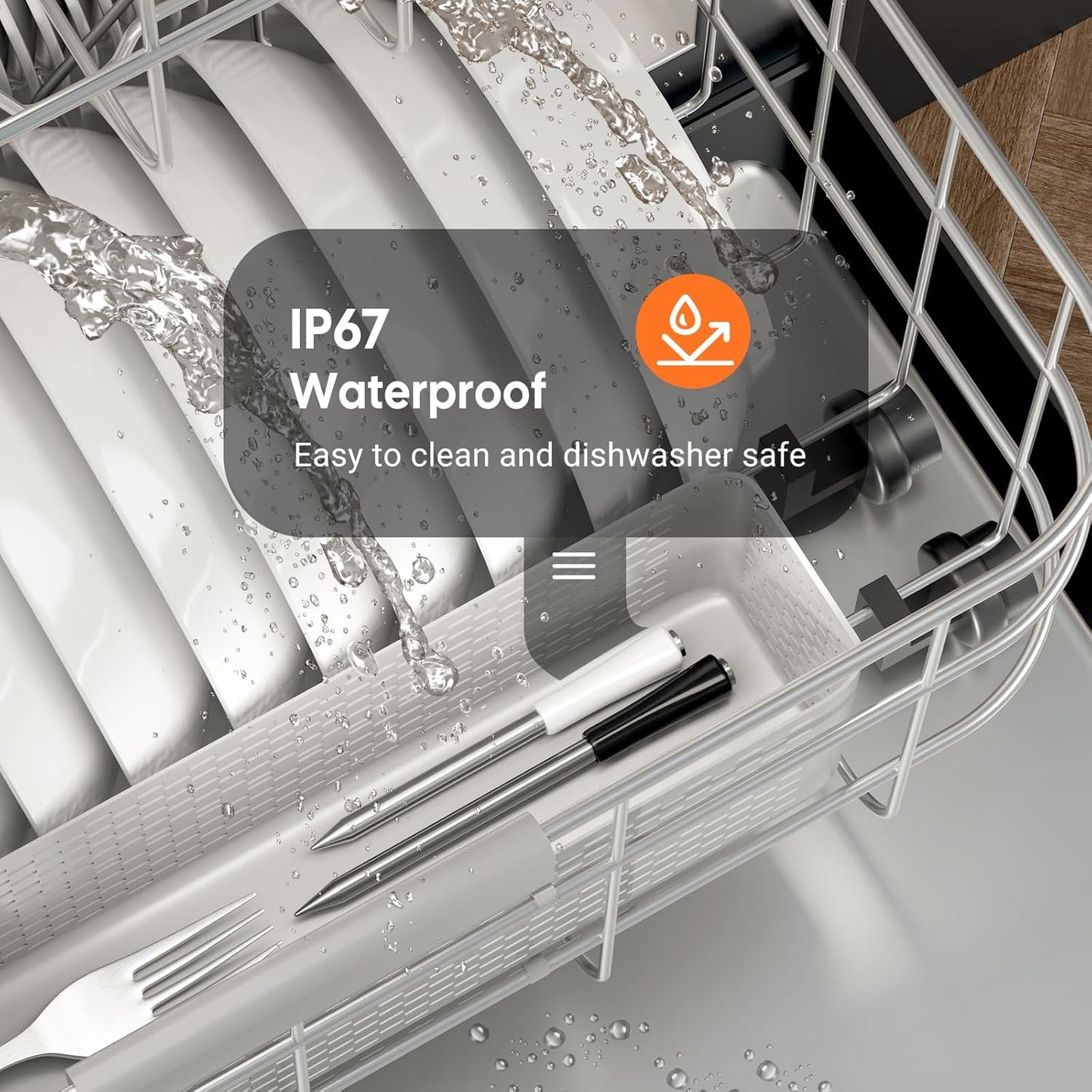 INKBIRD INT-12-BW - Wireless Meat Thermometer (2 or 4 probe)