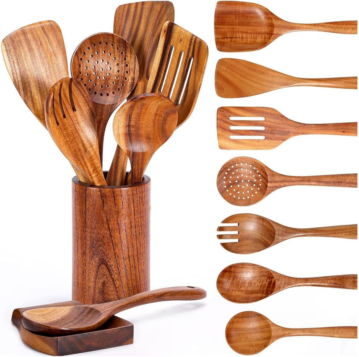 Timber Kitchen Utensils (Multiple Sets Available)