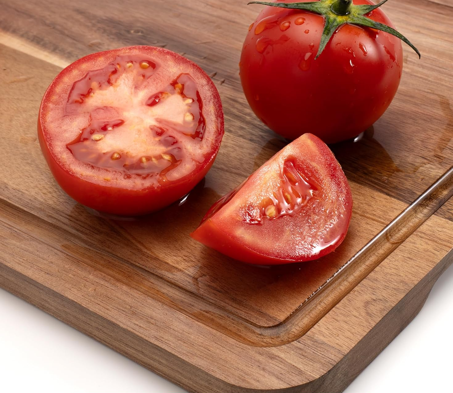 Timber Cutting Board (Set of 3) with Stand