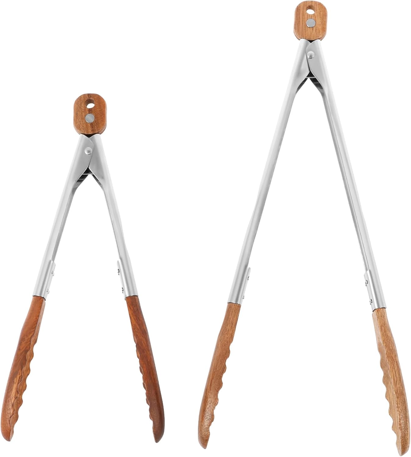 Timber Kitchen Tongs (Set of 2)