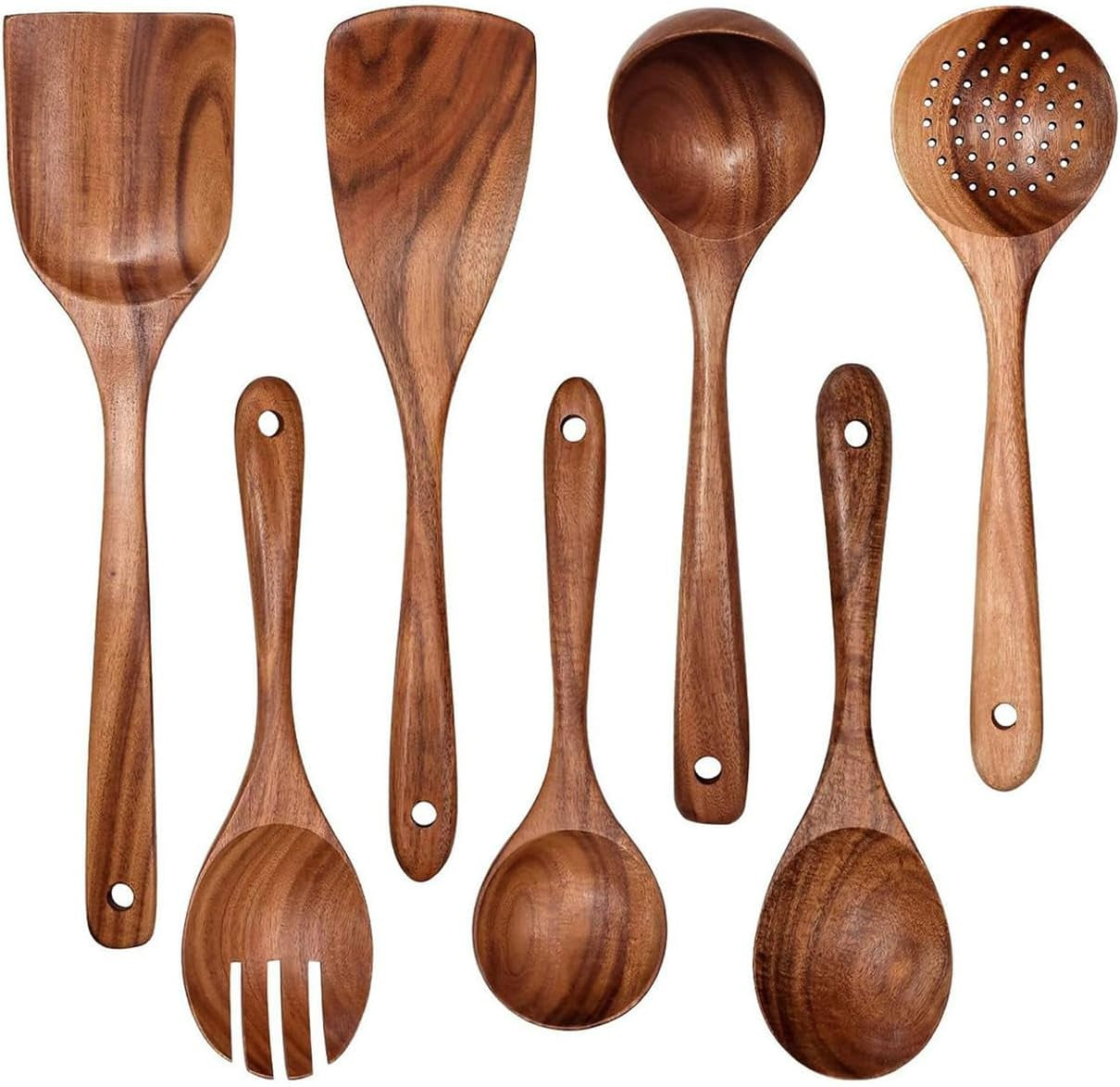 Timber Kitchen Utensils (Multiple Sets Available)