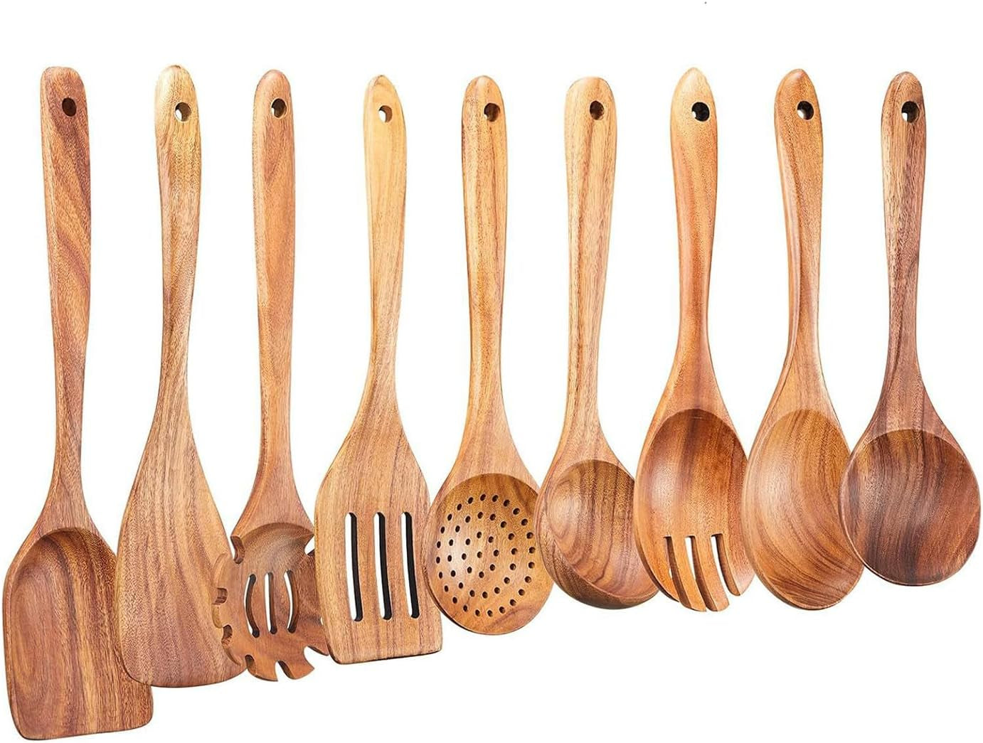 Timber Kitchen Utensils (Multiple Sets Available)